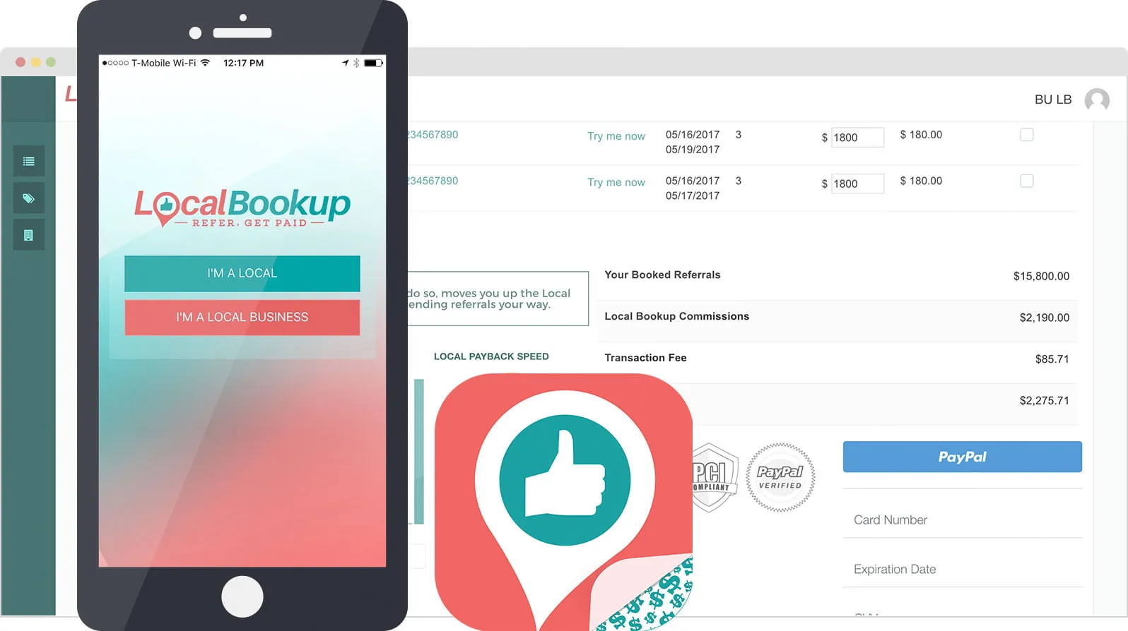 Local Bookup App