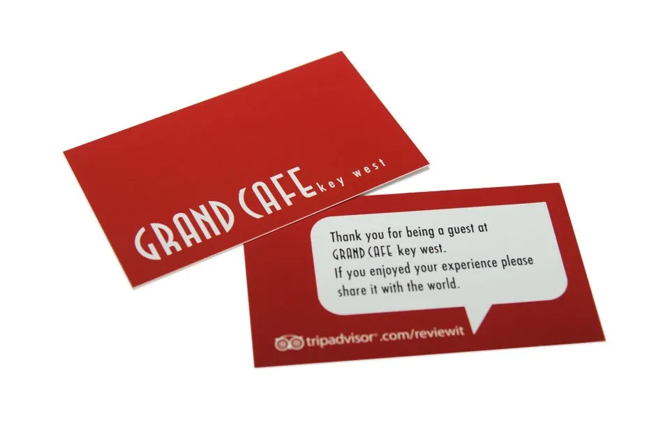 Grand Cafe Business Card Design