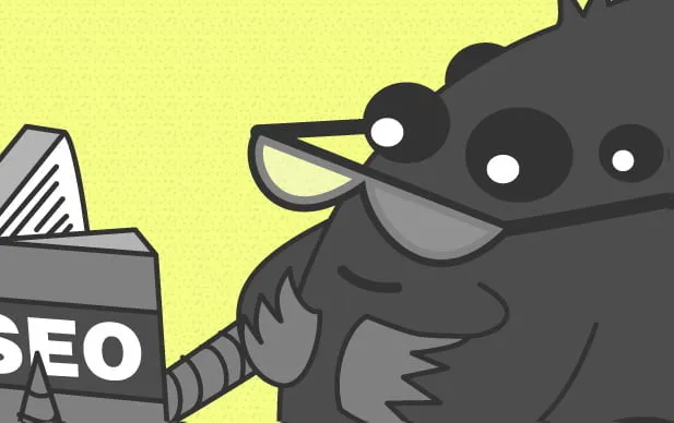 SEO Spider cartoon