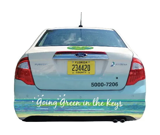 Hybrid Eco Car Wrap