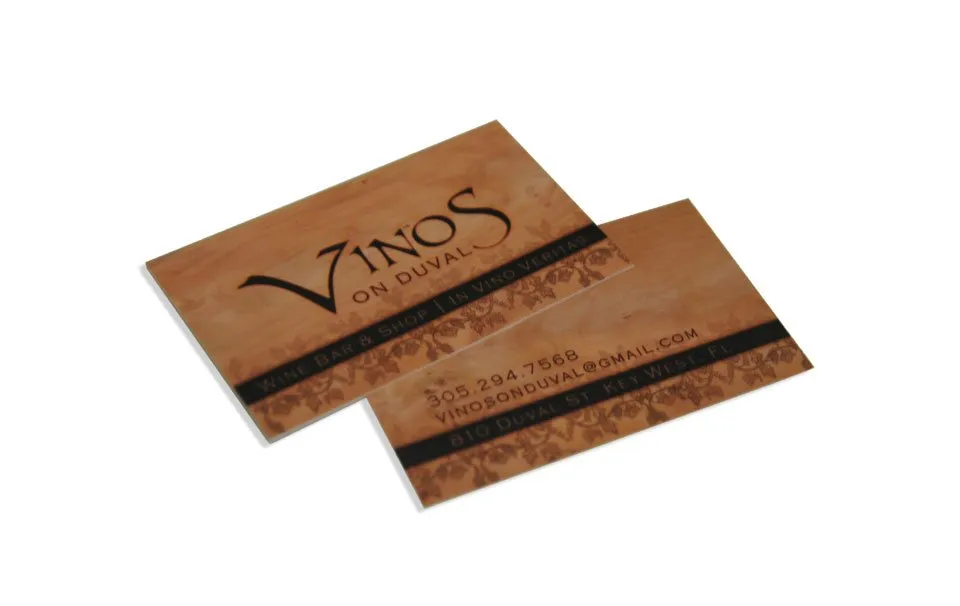 Vinos on Duval Key West Business Cards