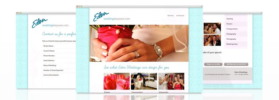 Wedding Website Design Images