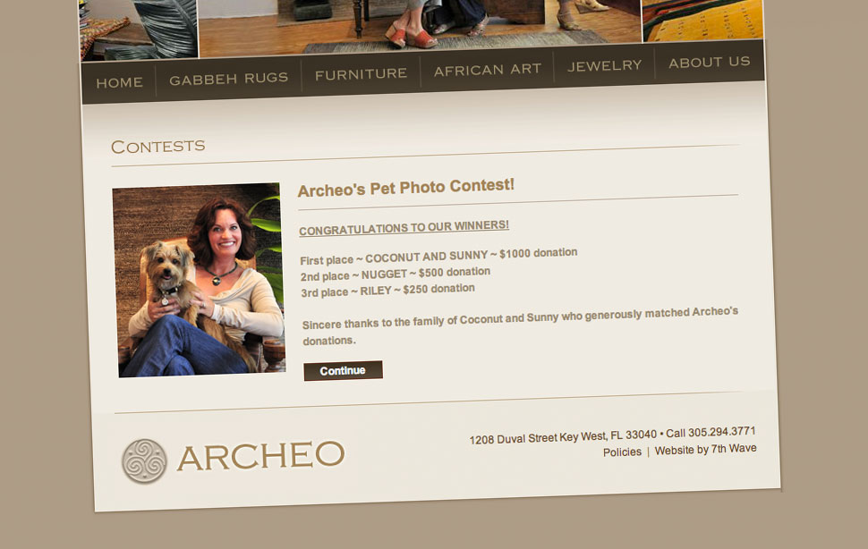Design of Archeo online store based on Magento e-commerce platform