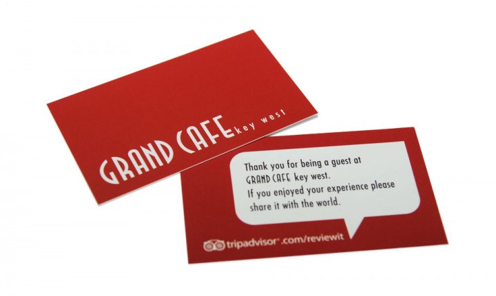 Grand Cafe Business Card Design