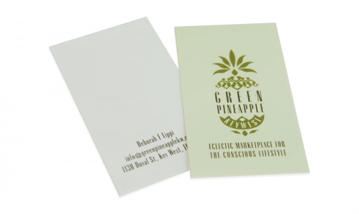 Green Pineapple Key West Business Cards