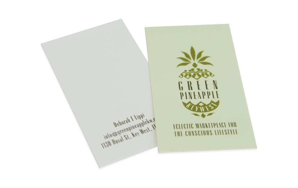 Green Pineapple Key West Business Cards