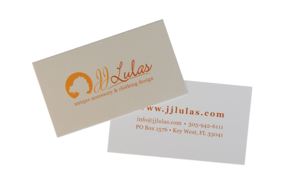 JJ Lulas Key West Business Cards