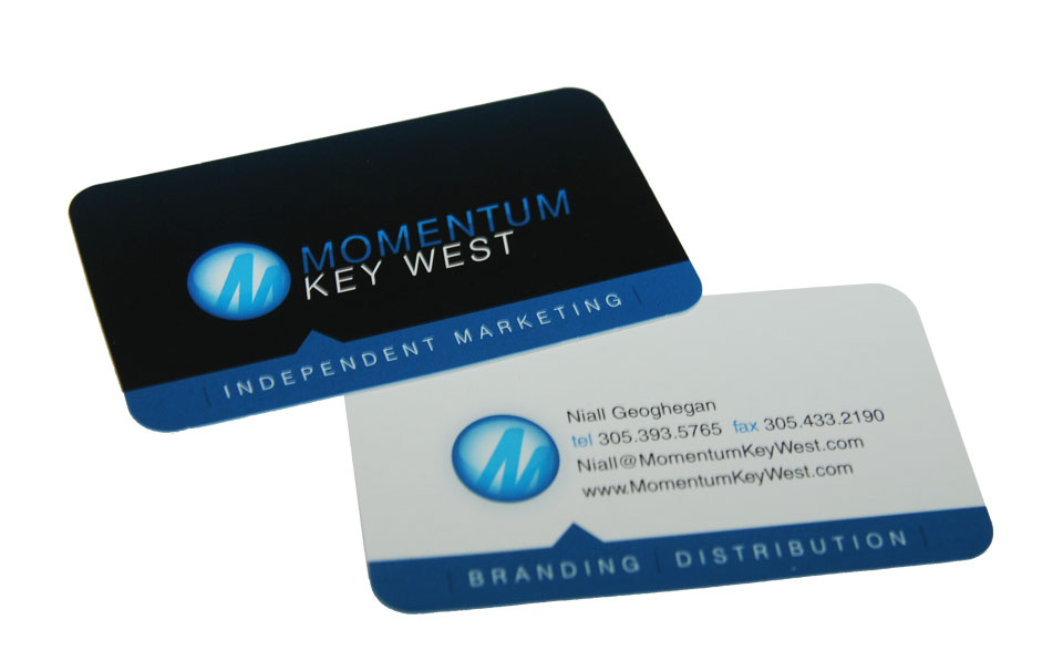 Momentum Marketing Key West Business Cards