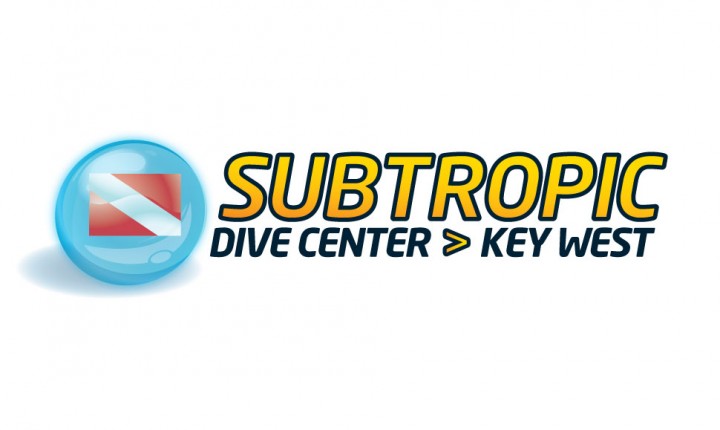 sub tropic diving key west logo design