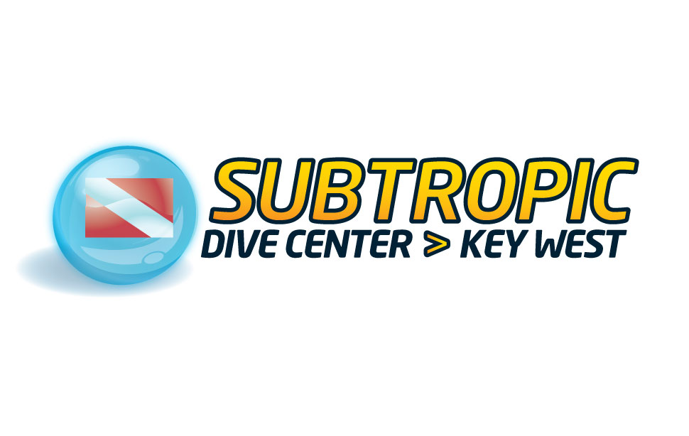sub tropic diving key west logo design